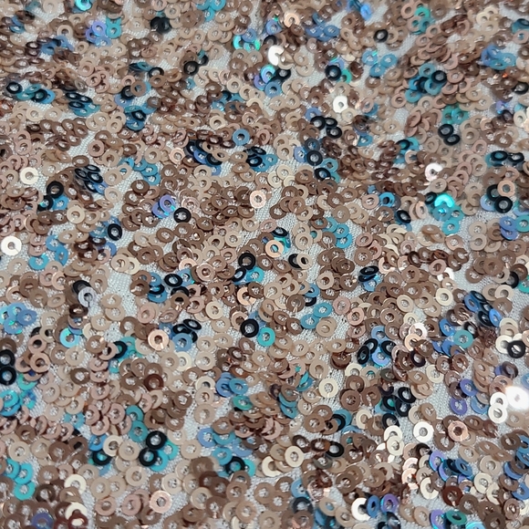 Sequin golden trim dance costume crop top - Picture 2 of 10